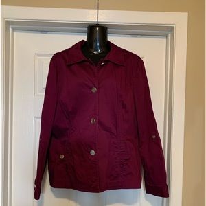 NEW Raspberry Charter Club Jacket